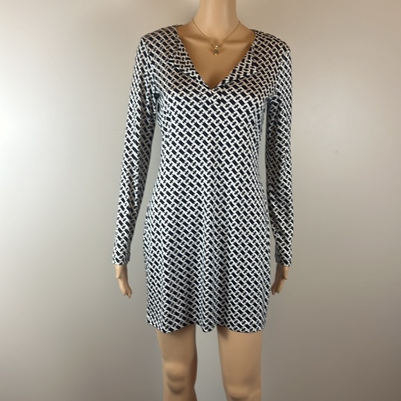 Diane Von Furstenberg DVF Reina Silk Chain Link Dress - Picture 6 of 11